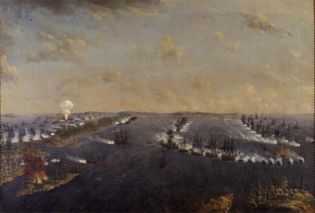 Ruotsinsalmen ensimmäinen meritaistelu vuonna 1789
